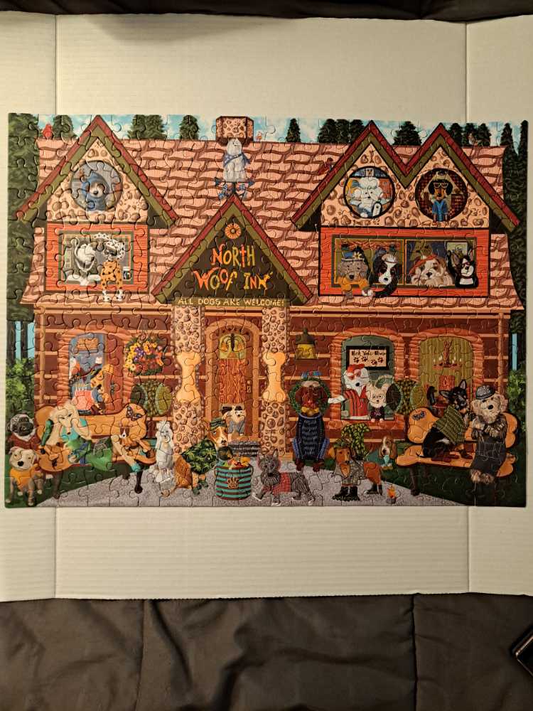Woof N Wag - North Woof Inn ❤️ - Ceaco puzzle collectible [Barcode 021081223461] - Main Image 4