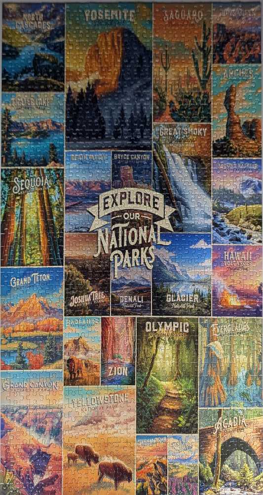 Explore Our National Parks - From Nannie 🐝 - Lantern Press puzzle collectible [Barcode 744252420413] - Main Image 3