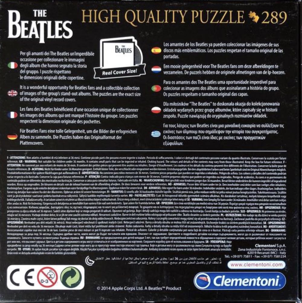 The Beatles Let It Be - Clementoni puzzle collectible [Barcode 8005125213030] - Main Image 4