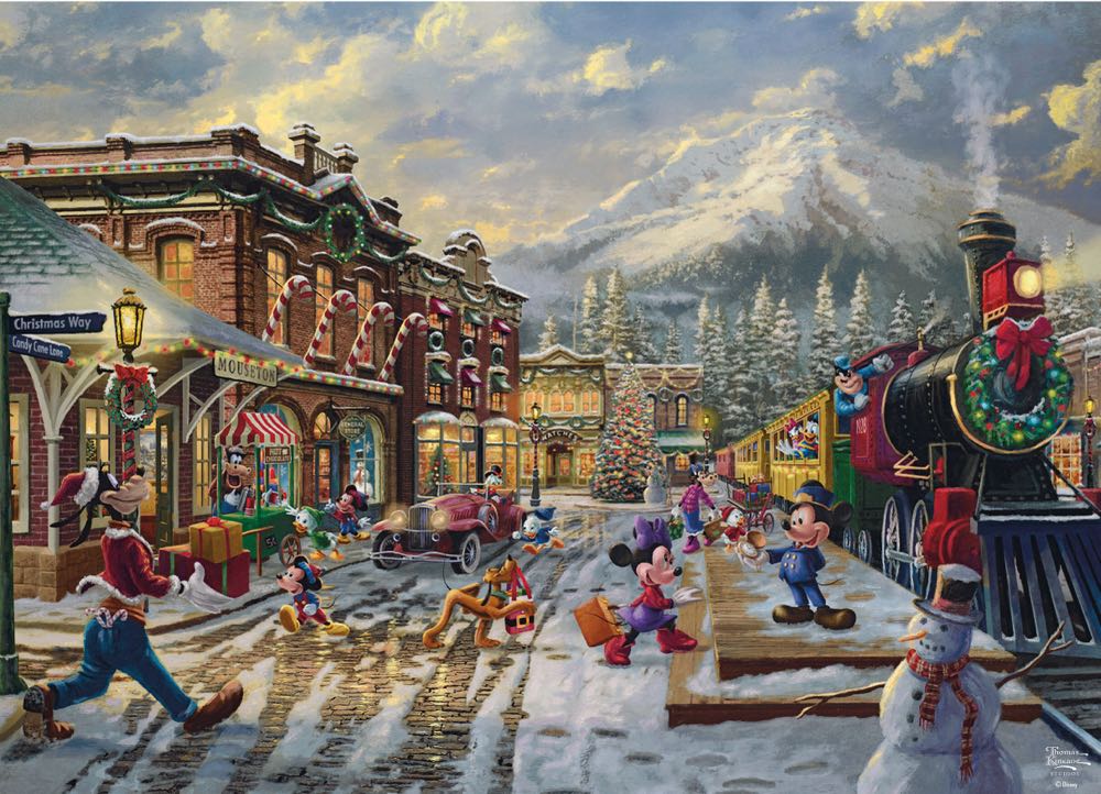 Holiday Candy Cane Express - Ceaco puzzle collectible [Barcode 0021081333139] - Main Image 2