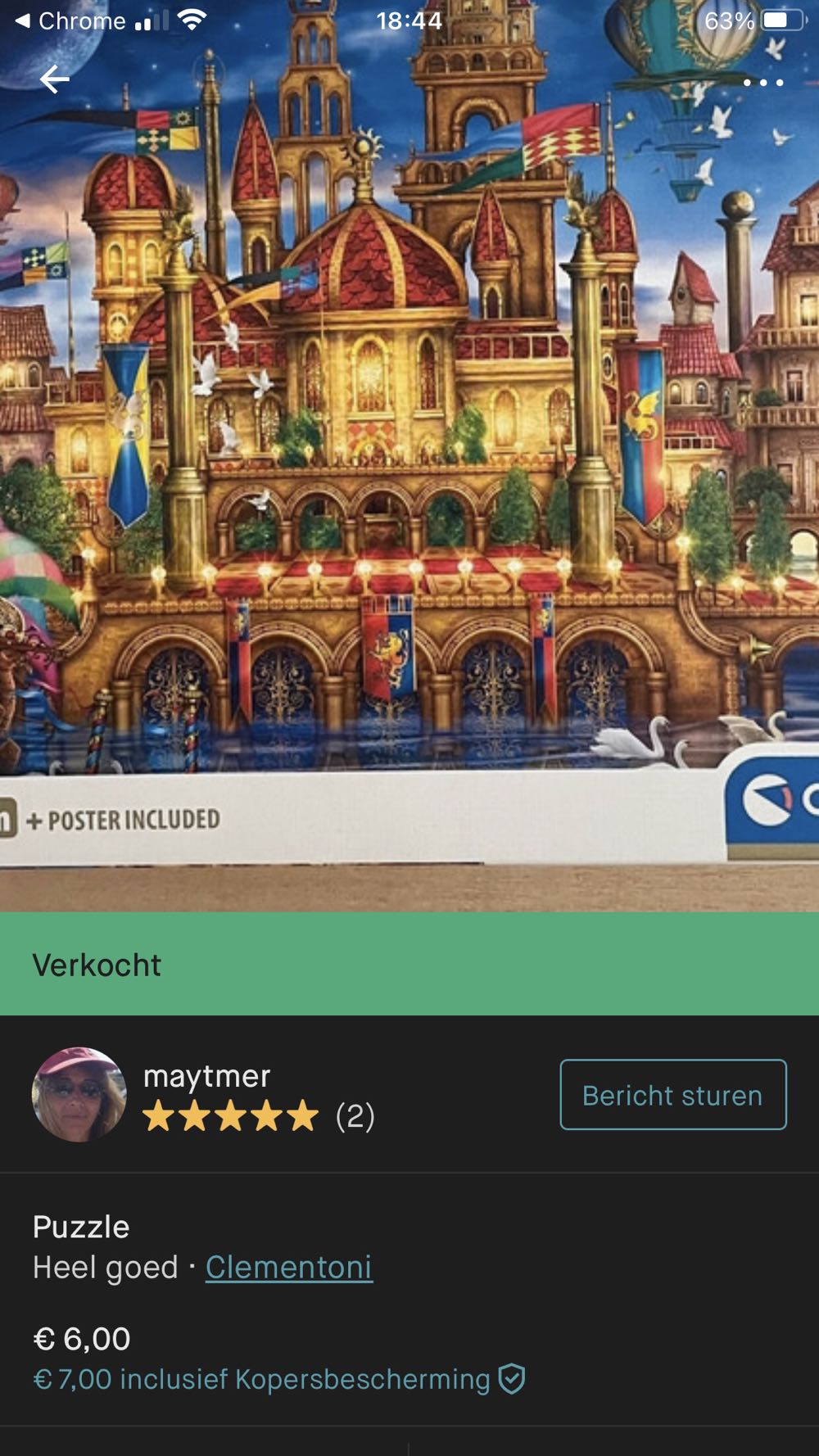 Downtown - Clementoni puzzle collectible [Barcode 8005125397785] - Main Image 4