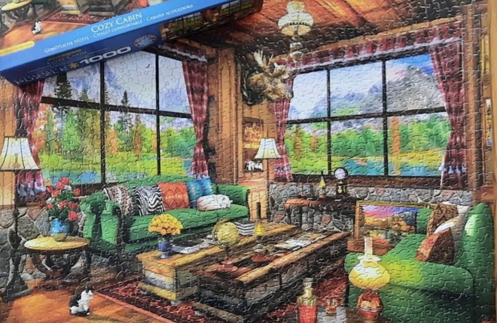 Cozy Cabin - EuroGraphics puzzle collectible [Barcode 0628136653770] - Main Image 4