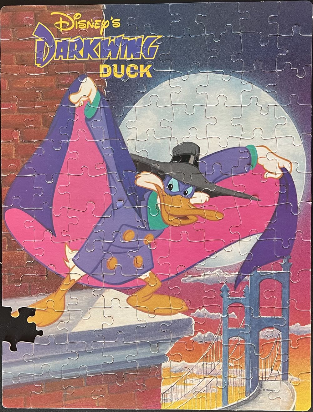 Darkwing Duck - Golden/Western Publishing Company, Inc. puzzle collectible [Barcode 033500046056] - Main Image 2