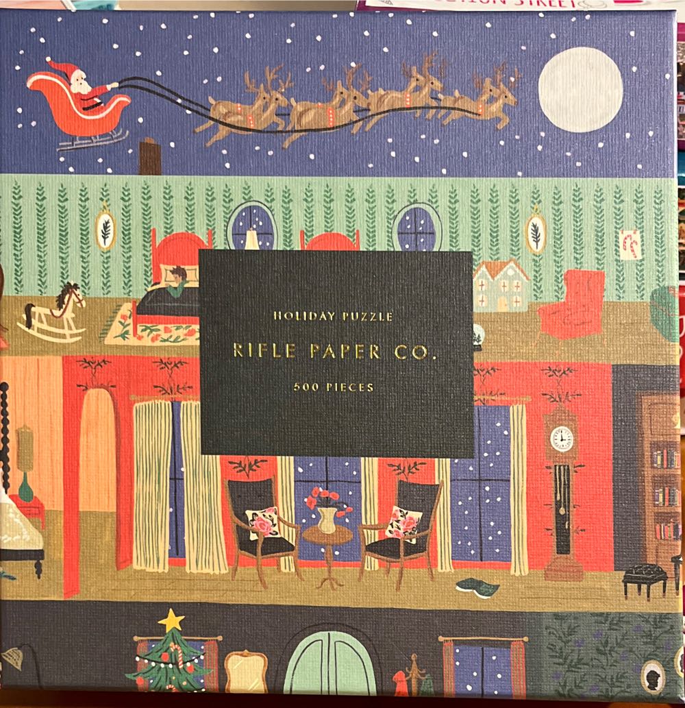 Holiday Puzzle - Rifle Paper Co puzzle collectible - Main Image 3