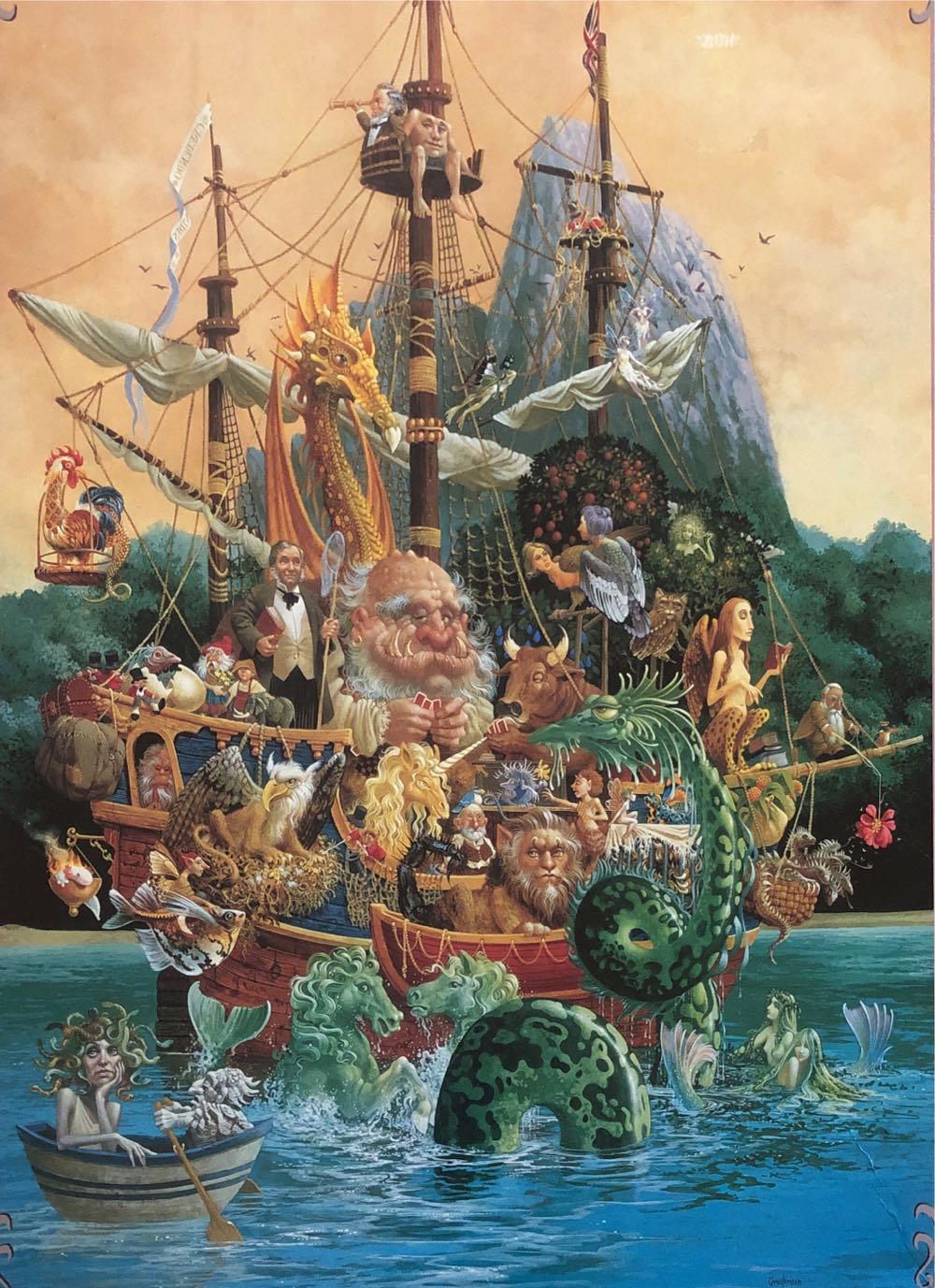 Wasgij Original 43 Aquarium Antics - Jumbo puzzle collectible [Barcode 8710126000205] - Main Image 2