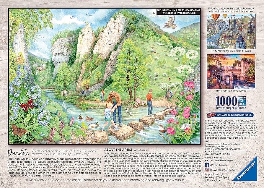 Walking World Dovedale (NFT) - Ravensburger puzzle collectible [Barcode 4005556169795] - Main Image 2