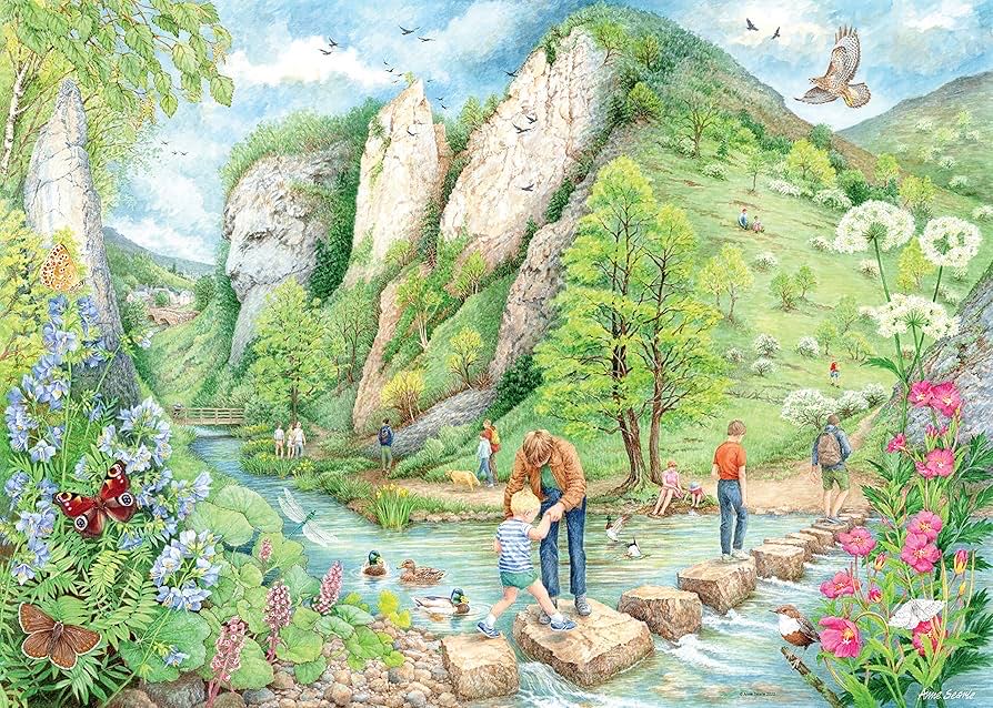 Walking World Dovedale (NFT) - Ravensburger puzzle collectible [Barcode 4005556169795] - Main Image 3