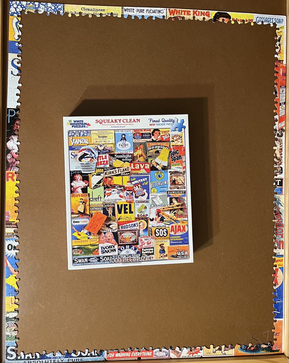 Squeaky Clean - White Mountain 🇺🇸 puzzle collectible [Barcode 724819256587] - Main Image 4