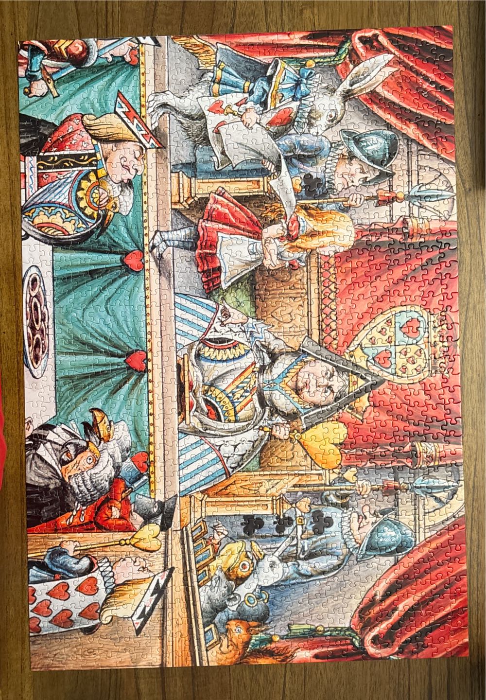 Alice in Wonderland - Flame Tree Publishing puzzle collectible [Barcode 9781804172148] - Main Image 3