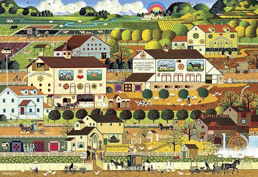 Amish Country - Buffalo Games puzzle collectible [Barcode 079346022021] - Main Image 3