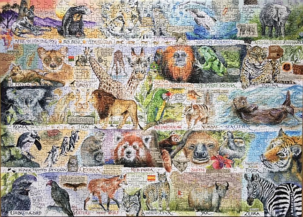 Sun Bears & Sloths  - Gibsons puzzle collectible - Main Image 3