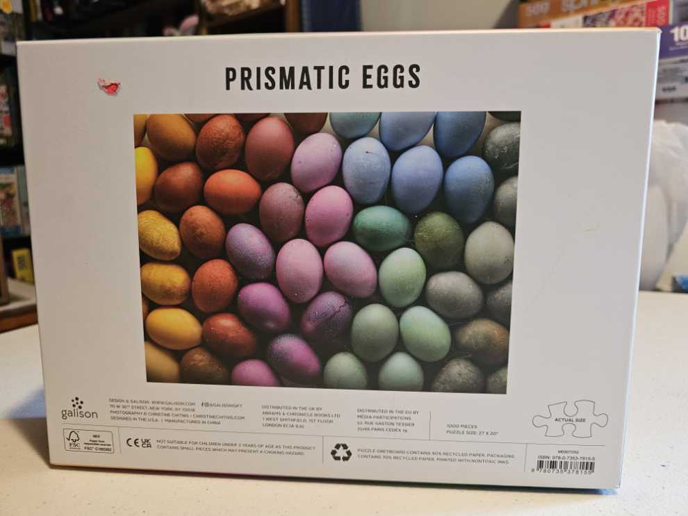 Prismatic Eggs - Galison puzzle collectible [Barcode 9780735378155] - Main Image 4