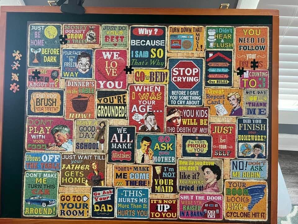 Things Parents Say - White Mountain Puzzles puzzle collectible - Main Image 2