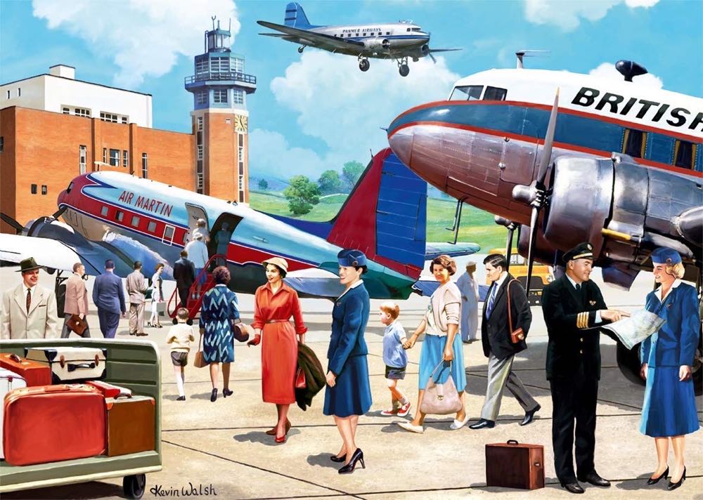 Boarding the Douglas DC3 - Falcon de luxe puzzle collectible [Barcode 8710126112588] - Main Image 2