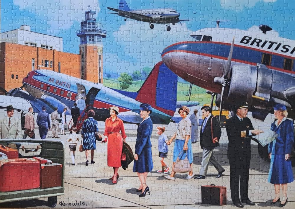 Boarding the Douglas DC3 - Falcon de luxe puzzle collectible [Barcode 8710126112588] - Main Image 3