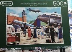 Boarding the Douglas DC3 - Falcon de luxe puzzle collectible [Barcode 8710126112588] - Main Image 4