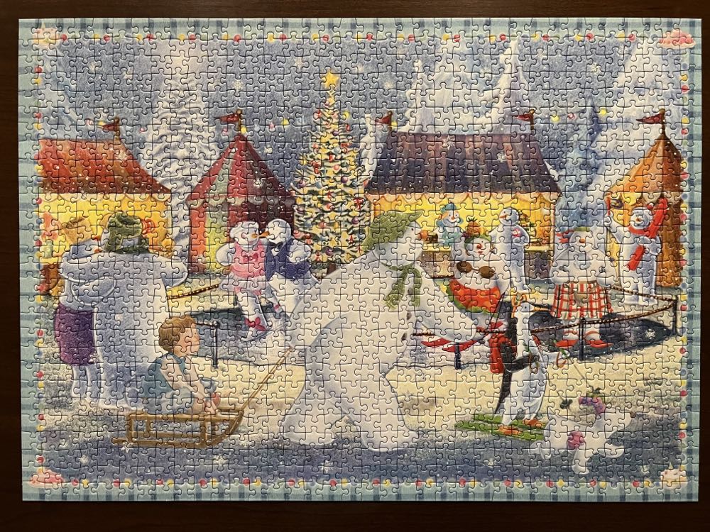 The Snowman and The Snowdog - Ravensburger puzzle collectible [Barcode 4005556195510] - Main Image 2