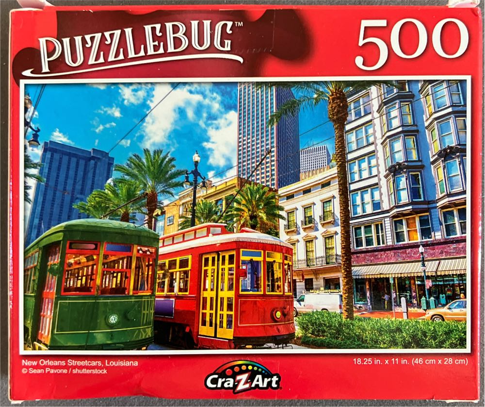 New Orleans Streetcars, Louisiana - CraZArt puzzle collectible [Barcode 639277526908] - Main Image 2