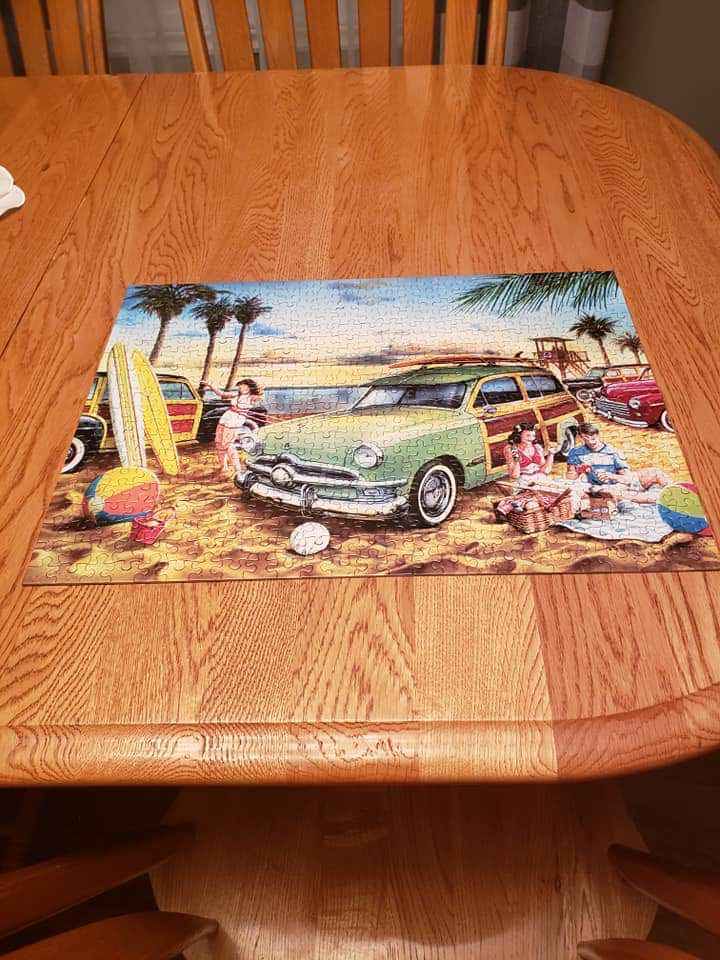 Red Disc Icon 1000pc Jigsaw Puzzle By Springbok Discon