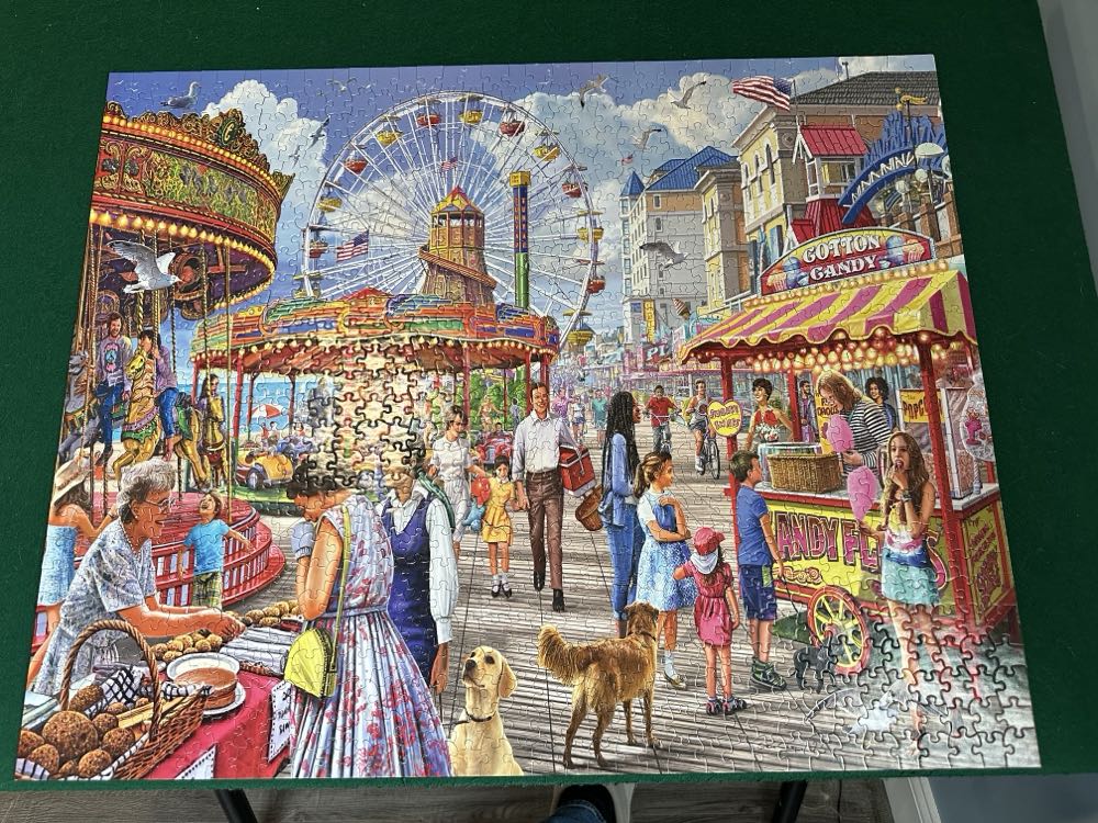 Boardwalk  - White Mountain puzzle collectible [Barcode 724819266579] - Main Image 3