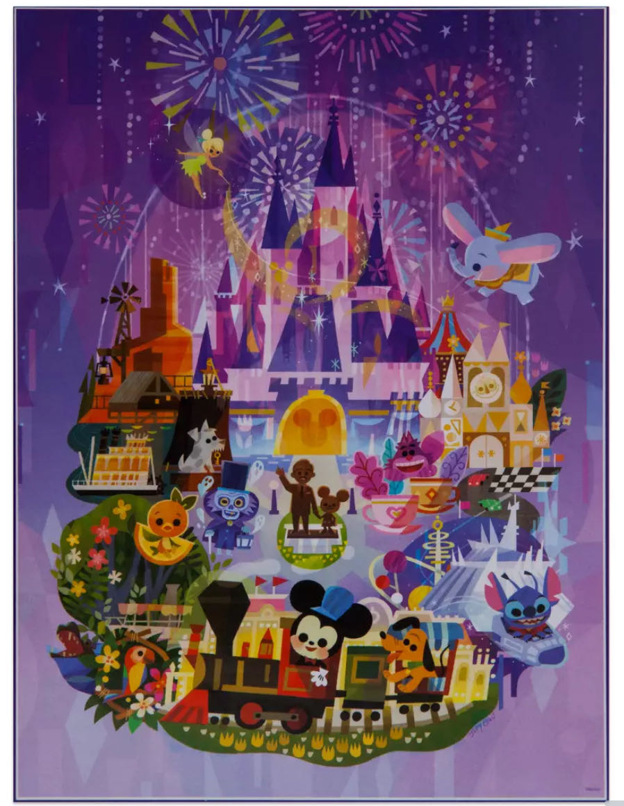 Disney Parks Puzzle by Joey Chou - Disney Parks Signature puzzle collectible - Main Image 2