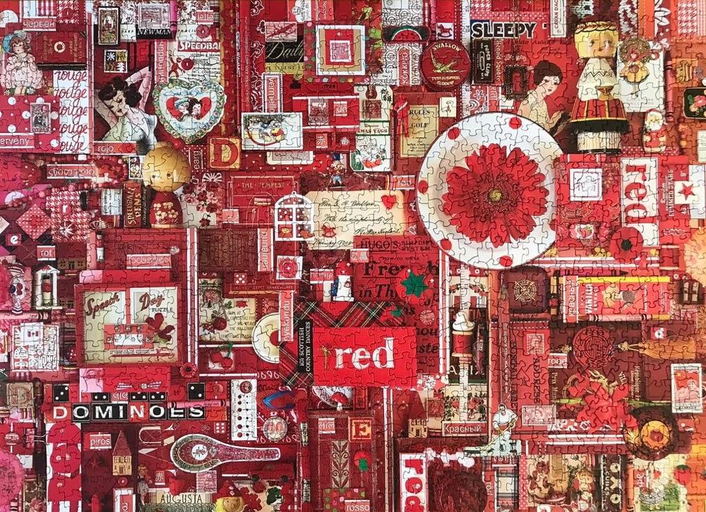 Red✅ - Cobble Hill puzzle collectible [Barcode 0625012801461] - Main Image 3