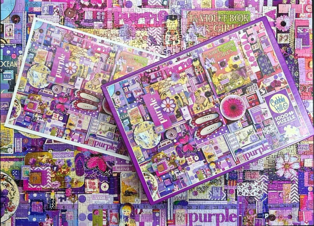 Purple🟦 - Cobble Hill Puzzle Company puzzle collectible [Barcode 0625012518666] - Main Image 4
