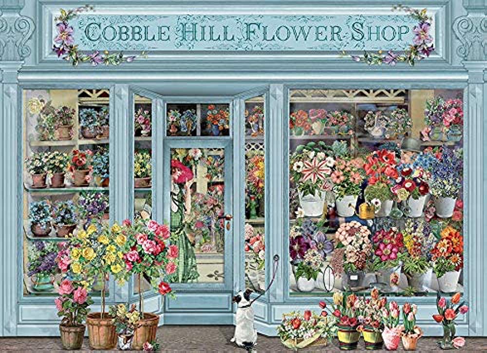 Parisian Flowers - Cobble Hill Puzzle Company puzzle collectible [Barcode 0625012802666] - Main Image 2