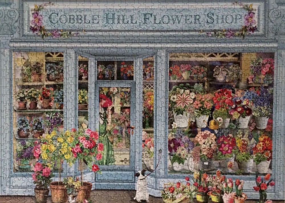 Parisian Flowers - Cobble Hill Puzzle Company puzzle collectible [Barcode 0625012802666] - Main Image 3
