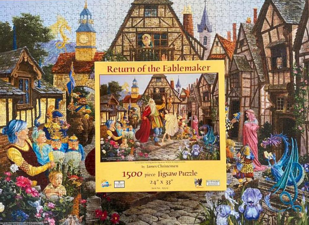 Return of the Fablemaker 🟦 - SunsOut puzzle collectible [Barcode 796780675292] - Main Image 4