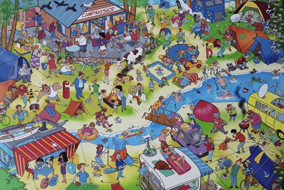 Camping Fun - REBO puzzle collectible [Barcode 8720387822591] - Main Image 2