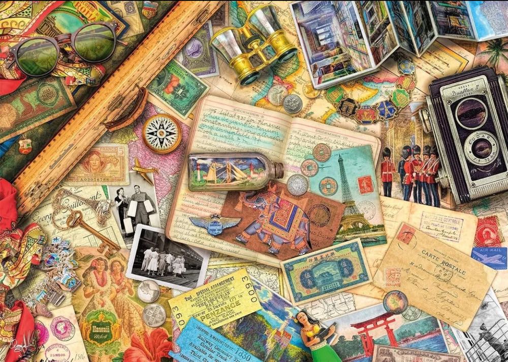 Served Up Travel Memories - Schmidt Puzzle puzzle collectible [Barcode 4001504575816] - Main Image 2