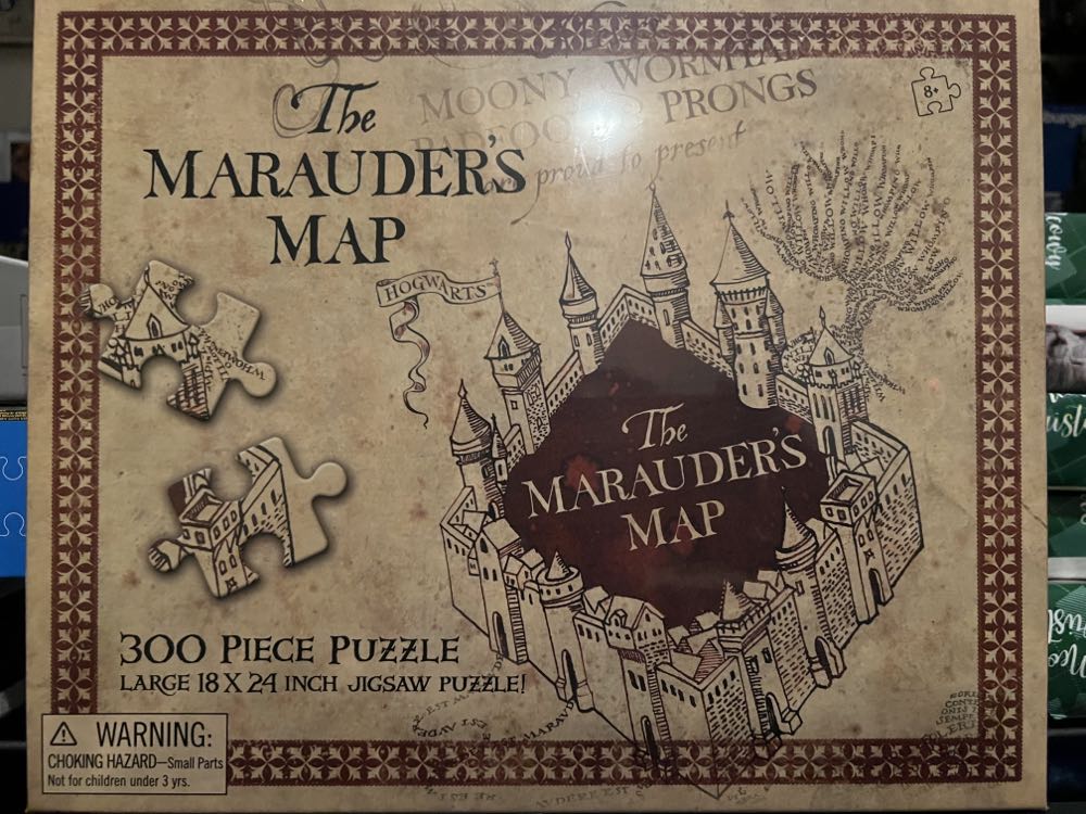 The Marauder’s Map - Warner Brothers puzzle collectible - Main Image 2
