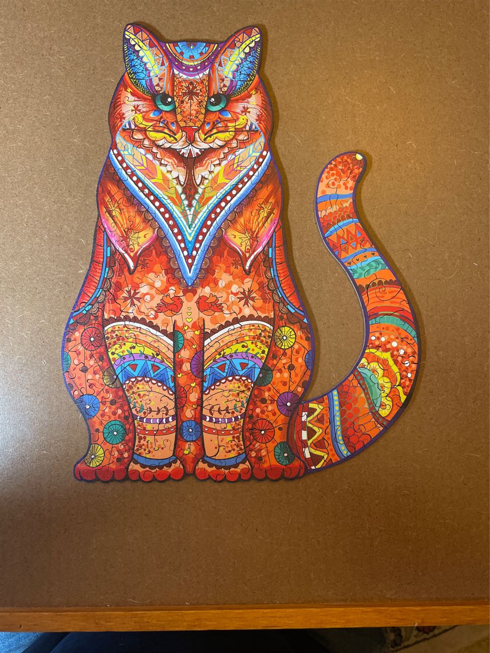 Tactful Cat Wood Puzzle - Kaayee puzzle collectible - Main Image 2