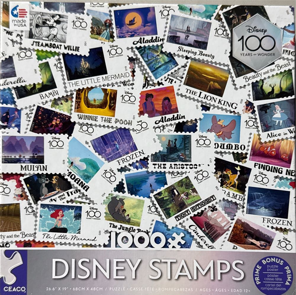 Disney Stamps - Ceaco puzzle collectible [Barcode 021081333405] - Main Image 3