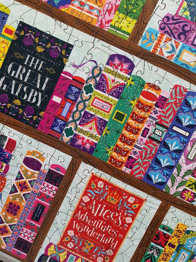 All The Books - Wentworth Wooden Puzzles puzzle collectible [Barcode 6050265382605] - Main Image 3