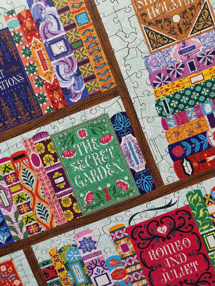 All The Books - Wentworth Wooden Puzzles puzzle collectible [Barcode 6050265382605] - Main Image 4