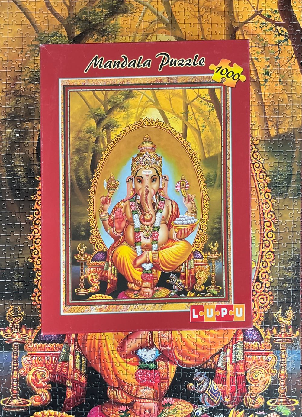 Mandala 🟦 - LUPU puzzle collectible [Barcode 4260084730408] - Main Image 4