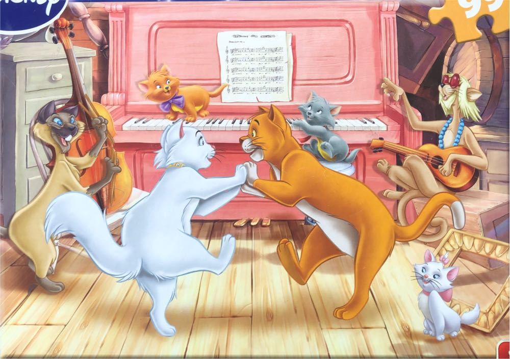 Aristocats Dancing (VERKOCHT 📦 INEZ KOOIJ € 1,00) - King puzzle collectible [Barcode 8710125056944] - Main Image 2