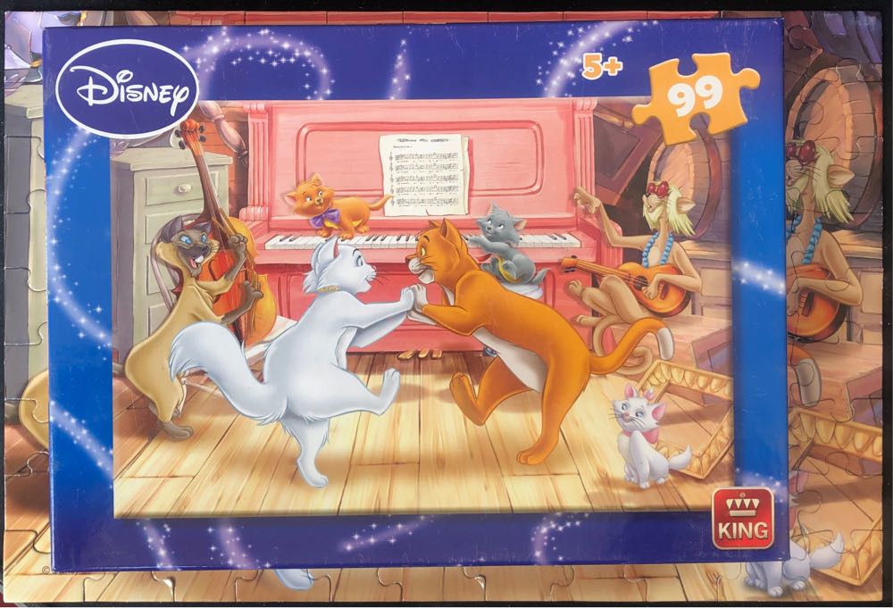 Aristocats Dancing (VERKOCHT 📦 INEZ KOOIJ € 1,00) - King puzzle collectible [Barcode 8710125056944] - Main Image 4