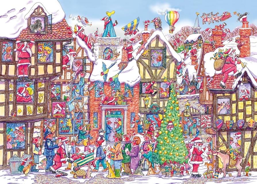 Seventy-Six Santas - Gibsons puzzle collectible [Barcode 5012269062519] - Main Image 2