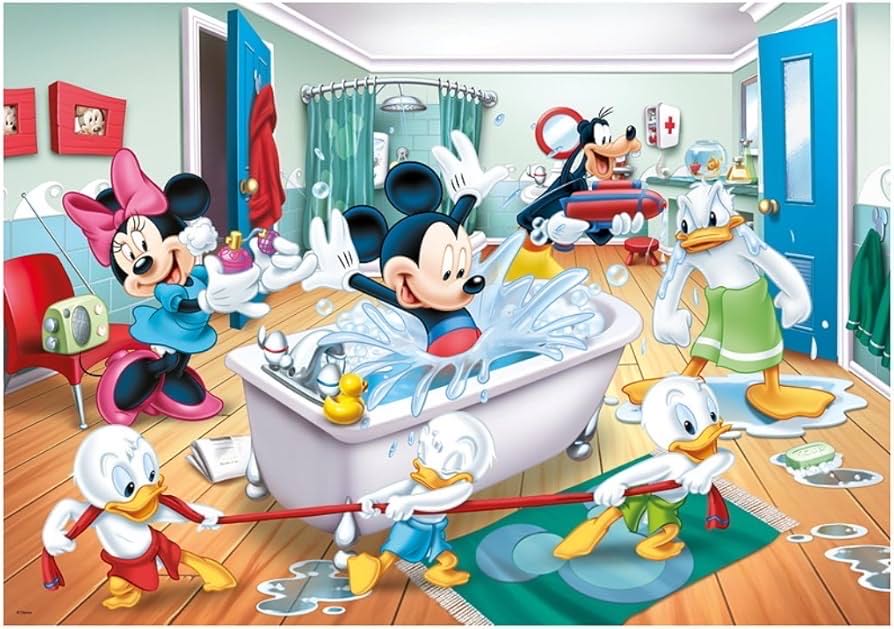 Mickey Mouse And Friends (bath) - Trefl puzzle collectible [Barcode 5900511103120] - Main Image 2