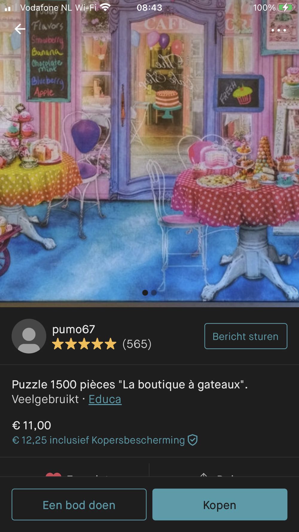 Cake Shop - Educa puzzle collectible [Barcode 8412668167698] - Main Image 4