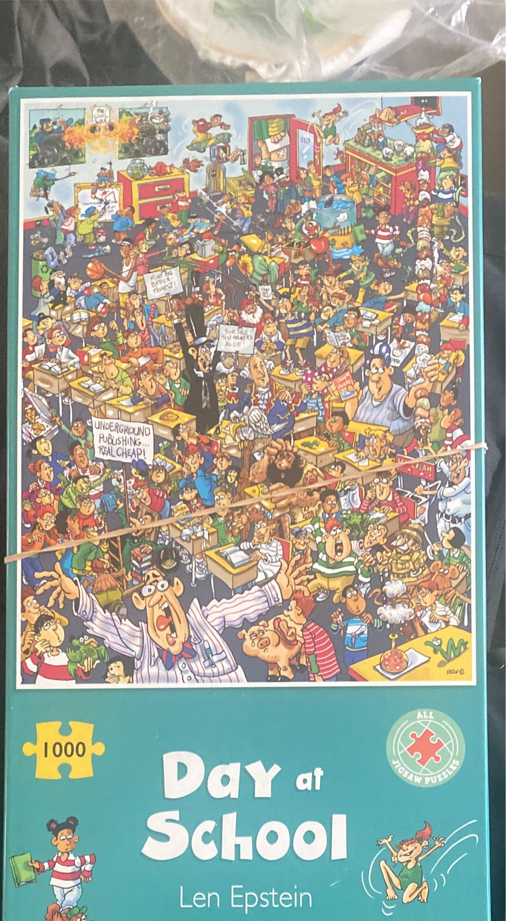 Day At School Len Epstein Piece Jigsaw Puzzle - All puzzles puzzle collectible [Barcode 5056318132563] - Main Image 2