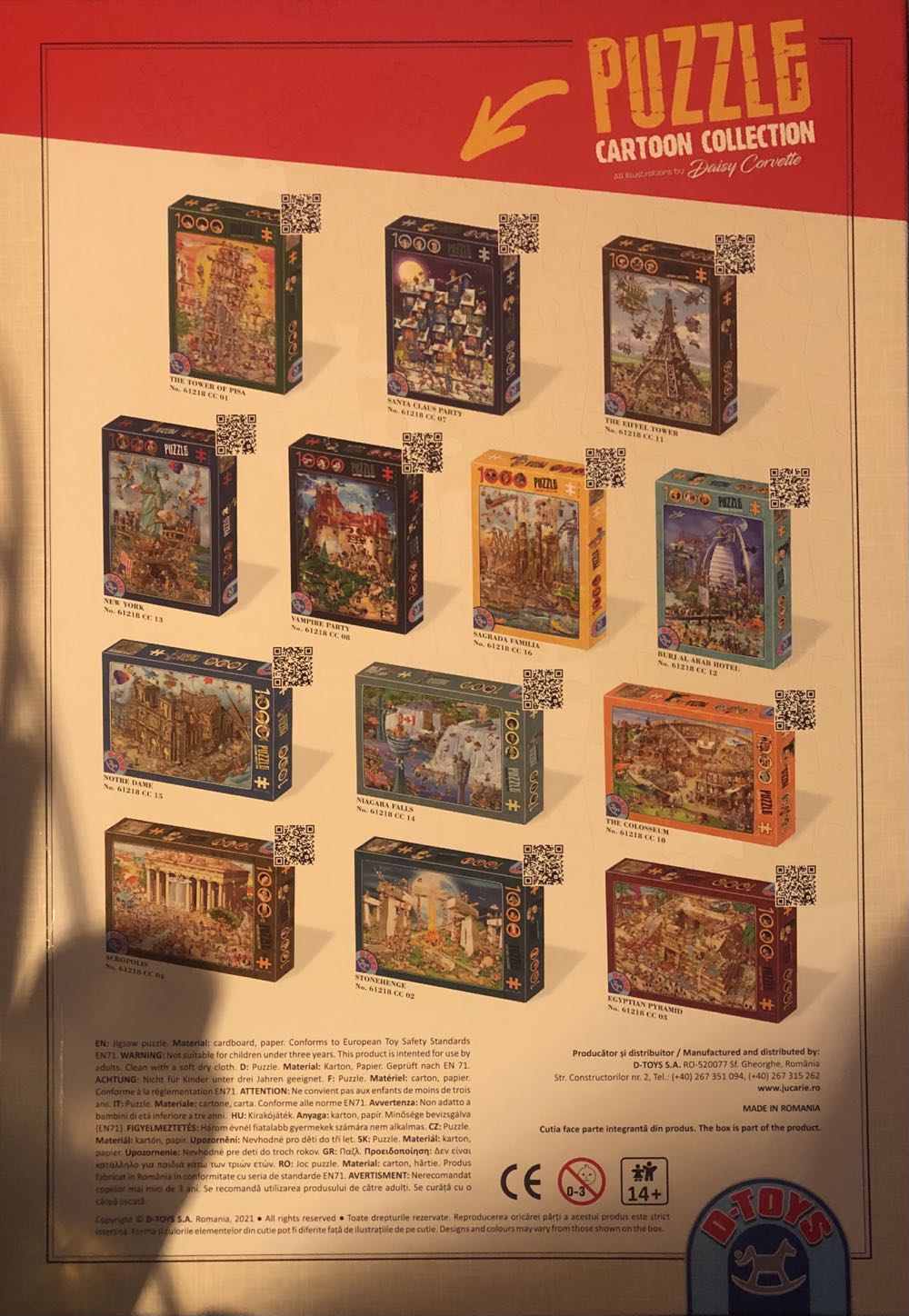 La Sagrada Familia 🟦 - D-TOYS puzzle collectible [Barcode 5947502879183] - Main Image 3