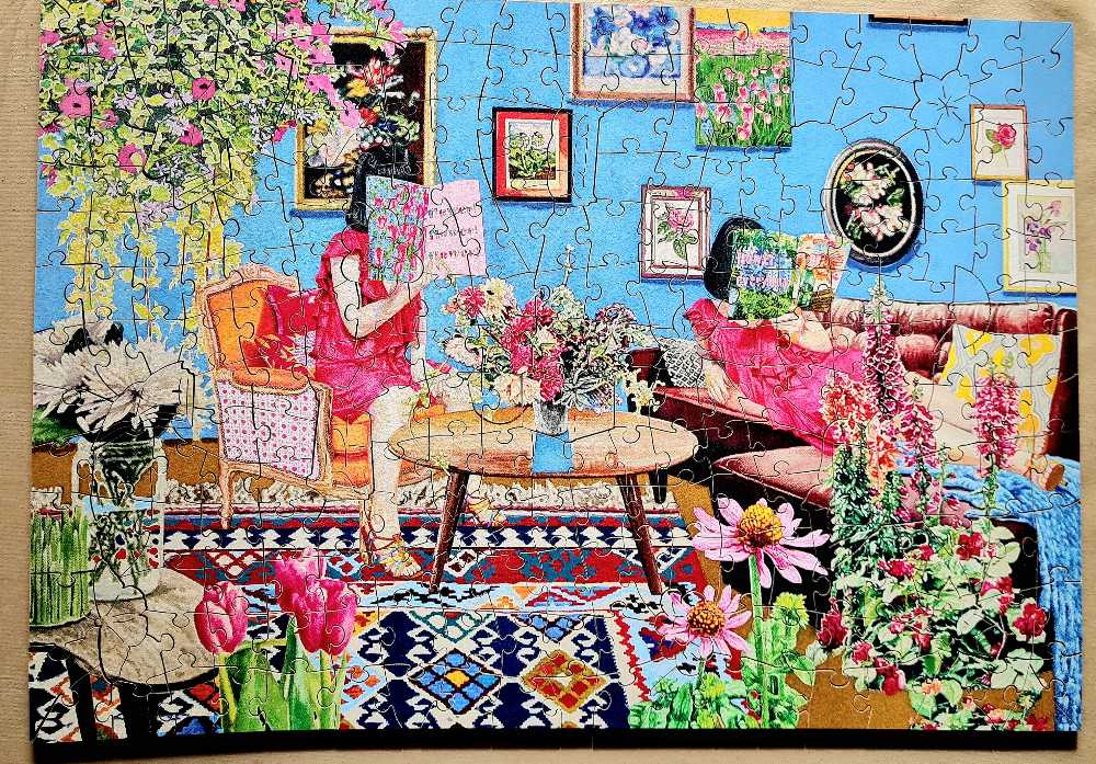 Girls Want To Be Like A Flower  - Wentworth Wooden Puzzles 🇬🇧 puzzle collectible - Main Image 2