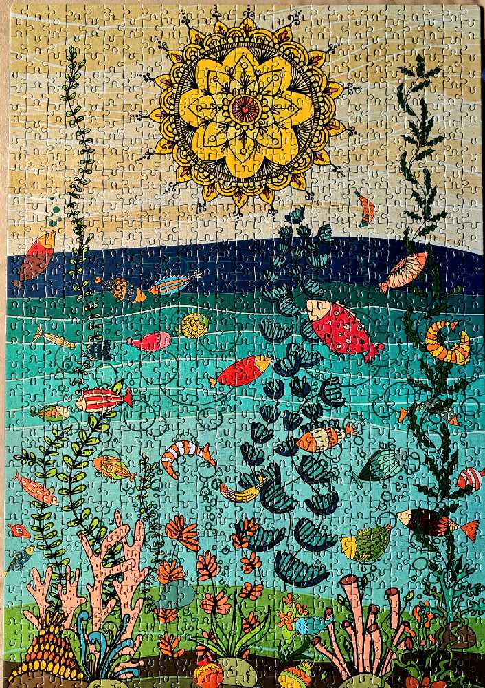 Nature With Fish - Deico puzzle collectible [Barcode 5947502875451] - Main Image 2