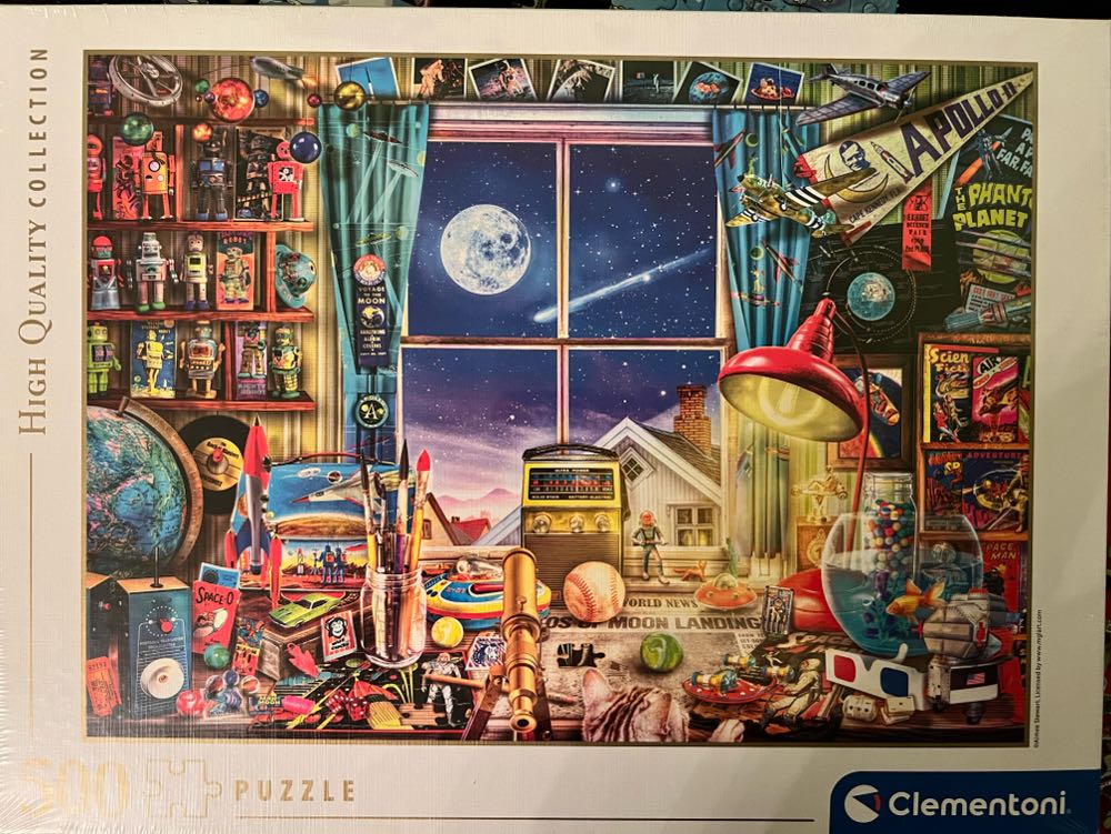 To The Moon - Clementoni puzzle collectible [Barcode 8005125351480] - Main Image 1