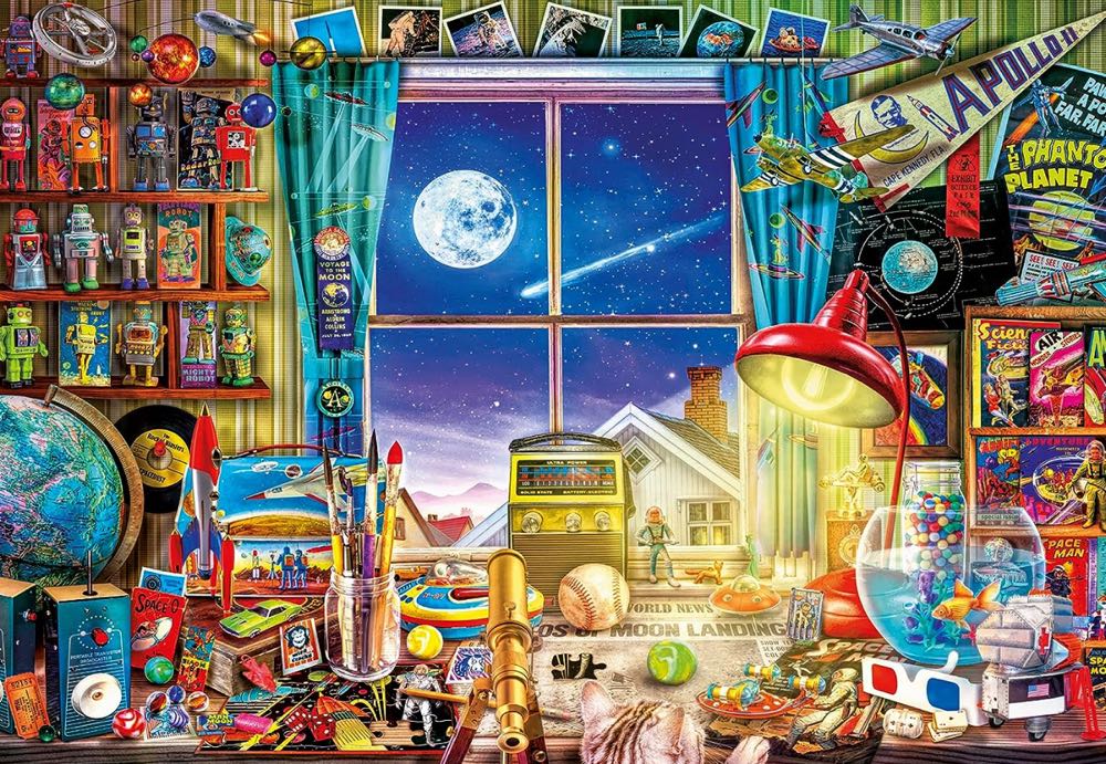To The Moon - Clementoni puzzle collectible [Barcode 8005125351480] - Main Image 2