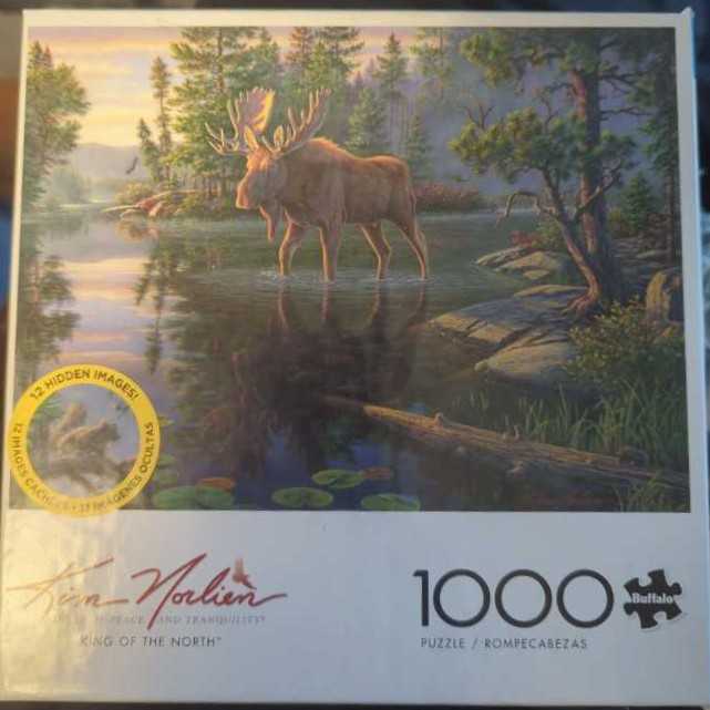 Kim Norlien - King Of The North - Buffalo Games puzzle collectible [Barcode 079346116386] - Main Image 2
